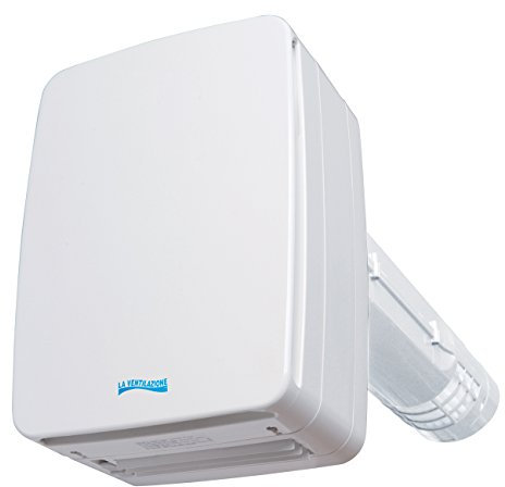 La Ventilazione V-eco100pl - Recuperatore di calore a doppio flusso, lunghezza 46 cm