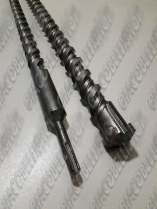 PUNTA MURO Ø 32MM A 4 TAGLIENTI LUNGHEZZA 100 CM SDS PLUS DIS.TUTTE LE MISURE