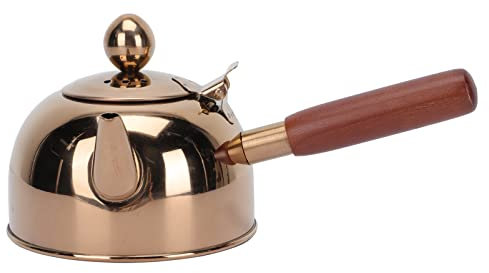 Stainless Steel Teapot with Insulated Handle 500Ml Arabic Teapot for Induction and Electric Stove Compact Heat-Resistant Kettle for Home Use