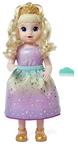 Baby Alive Poupée Princesse Ellie grandit !, poupée de 45 cm Qui Parle et grandit, Cheveux blonds, pour Enfants, dès 3 Ans