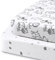 Beberoad Baby Spannbettlaken Mini-Kinderbett Spannbetttuch für Stubenwagen Beistellbett 2er Pack 97 x 61 x 15cm Baby Spannbetttuch für Mädchen Jungen 100% Baumwolle