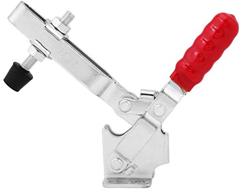 GYZOUKA Abrazadera de Palanca Vertical Capacidad de Retención de 500 Libras Modelo GH 12132 para Aplicaciones de Carpintería y Metalurgia