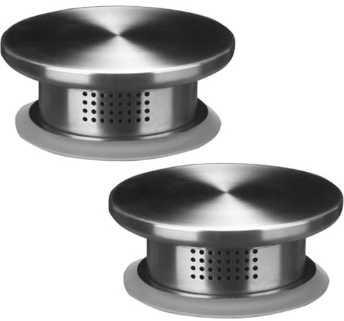 Tapa de jarra de acero inoxidable resistente, reemplazo de tapa de botella de agua para jarra de agua, de vidrio para Bistro, 2 uds.