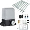 TABODD 550W Automatic Sliding Gate Opener, Heavy Duty Gate Operator for Gate Up to 1200 kg, Rack Driven Security Gate Operator with Infrared Sensor Remote Control & 8pcs Racks
