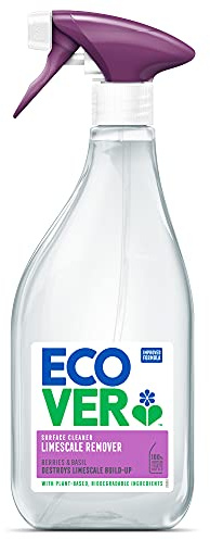 Ecover Limescale Remover, Berries & Basil, Bathroom Surfaces, 500ml