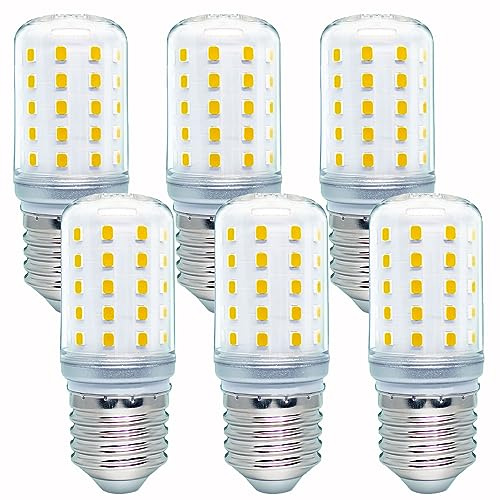 Tupolife 5W E27 LED Warmweiss 700LM 40 watt 60 watt äquivalent, 6 Stück | Glühbirne E27 LED Birne Non-Dimmable 100-265V AC Leuchtmittel