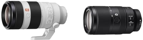 Sony FE 100-400mm f/4.5-5.6 GM OSS | Vollformat, Super-Teleobjektiv, Zoom Objektiv (SEL100400GM) & E 70-350mm f/4.5-6.3 G OSS | APS-C, Super-Telezoom-Objektiv (SEL70350G)