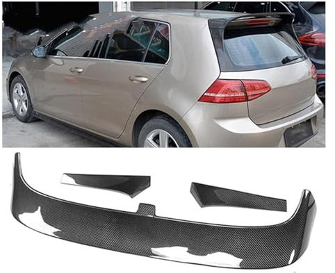 WEINUANXIN Für VW Für G&olf 7 7,5 Rline GTI 2014-2017 Auto Spoiler Modifizierte CS Stil Dach Stamm Flügel Heckspoiler Heckklappenspoiler(Farbe:3)