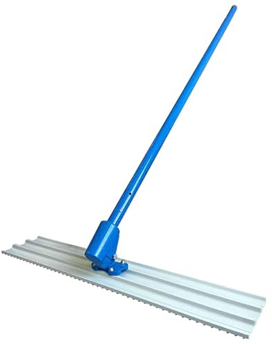 Cazzuola da muratore 39x8 Strumenti Per Calcestruzzo Attrezzi Per Frattazzo Bull Per Calcestruzzo, Kit Per Frattazzo Bull Per Finitura, Frattazzo Bull Multiscanalatura Con Spaziatura Da 1/2 Pollice