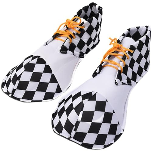 Ymxygz 1pair Halloween Clown Shoes Adults Carnival Party Performance Clown Shoe Clown Cosplay Costume Props for Halloween Party