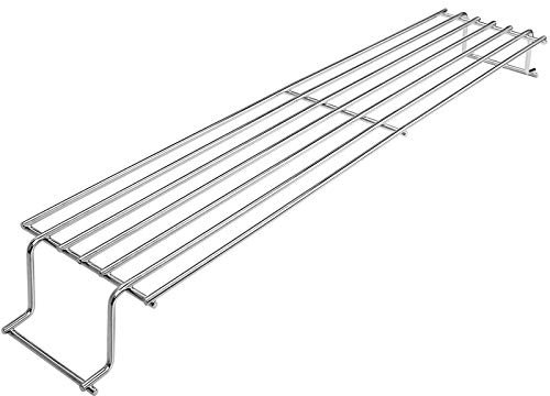 GFTIME 63.5cm Warmhalterost Ersatzteile 7641 für Weber Spirit 300 Grills Serie, Spirit E310 E320 E330 S310 S320 S330 SP320, Spirit 700, Weber 900 Gasgrill, Edelstahl Warmhalterost, 1 Packung