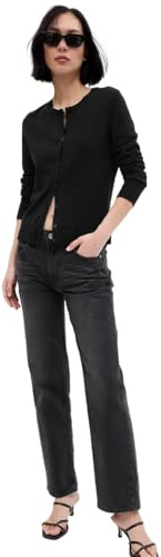 GAP Crewneck Cardigan True Black XXL