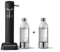 Aarke Carbonator 3, Wassersprudler aus Edelstahl mit 2 x BPA-frei Flaschen, Mattschwarz Finish