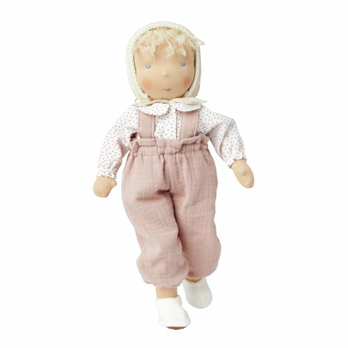 Käthe Kruse Waldorfpuppe Hannah I Spielpuppe mit angedeutetem Gesicht für Kinder ab 0 Jahre I Zertifizierte Waldorfpuppe zur Förderung der Kreativität und Empathie