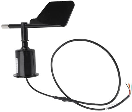 Windrichtungssensor, Kunststoff-Rotationstyp Windanemometer Shell Sender Windanzeigeteil für Gartenterrasse