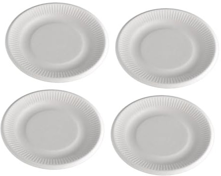 BEBEMOKO 50stücke Reusable Paper Plates Wiederverwendbar-papiergeschirr Für Kuchen Snacks Obst Bbq Umweltfreundliche Farbenfrohe Dekoration Für Partys Hochzeiten Und Familienfeiern