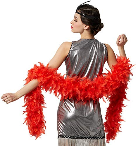 dressforfun Federboa flauschig, 180 cm Länge, Damen Mädchen Karnevals Kostüm Accessoire - diversere Farben