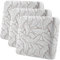 Fuloon Sofa Seat Covers Soft Knitted Sofa Seat Cover Couch Covers Replacement Sofa Settee Cushions Cover Washable Slip Covers, Set of 3, Coffee Reed