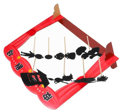 JOINPAYA DIY-handpuppen Für Junge Mädchen Mit Traditionellem Schattenpuppenspielzeug Handgefertigte Marionettenpuppen Für Vorschul-Lernen Und Familienspiele