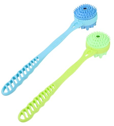 PACKOVE 2 Pcs Martillo de Masaje Multifuncional, Masajeador de Espalda y Hombros Mango de Plástico Resistente, Adecuado para Uso en Casa, Oficina o Viaje Color Aleatorio
