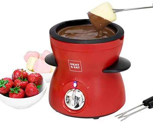 RA-HOMESTORE® New Mouth Watering Heat Chocolate Fondue Perfect for Parties and Dinners