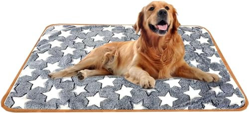 HIQE-FL Hundedecke Kuscheldecke,Katzendecken,Katzendecke mit Pfoten,Waschbare Hundedecke,Liegedecke für Hunde,Teppich Waschbar Haustiere,Decke Hund,Flauschige Haustierdecke