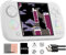 RG CubeXX - Console portatile per videogiochi, schermo IPS da 3,95 pollici, sistema Linux, batteria da 3800 mAh, scheda da 128 g integrata e 8272 giochi, supporta Bluetooth 5G (bianco, 128 G)