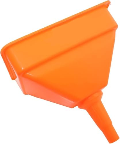 Unibos Large Tractor Funnel with Filter – Heavy Duty Wide Mouth Fuel Funnel for Petrol, Diesel & Oil – Professional Automotive & Farm Use – Anti-Debris Mesh, Easy Pour DIY Fluid Transfer
