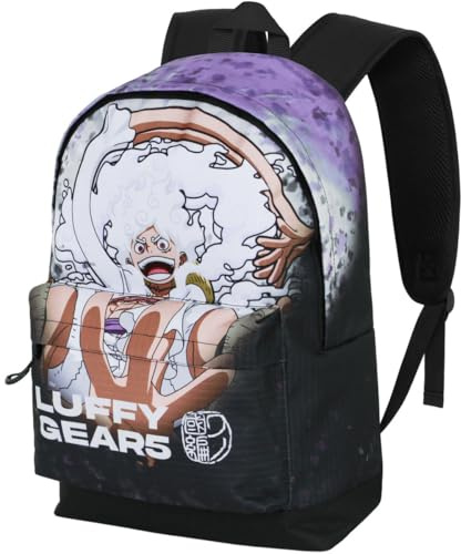 One Piece Luffy Gear 5-Zaino HS FAN 2.2, Lilla, 31 x 44 cm, Capacità 24 L