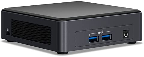 Intel NUC 11 Pro NUC11TNKV5 Performance Mini Desktop Computer / Mini PC / HTPC, Intel Core i5-1145G7 vPro Prozessor bis zu 4,4 GHz Turbo, 4 Kerne, 8 Threads, Intel Iris Xe Grafik (Slim, 8G RAM + 256G