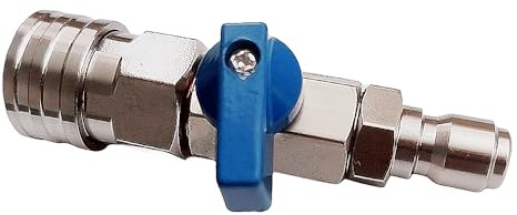 High Pressure Washer Ball Valve Kit - Stainless Steel Ball Valve,3/8 Quick Connect Fittings, 4500 PSI Power Washer Hose Accessories