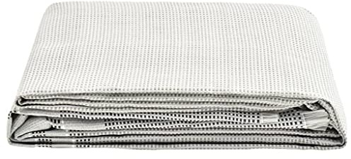 Teenpull Zeltteppich 400x300 cm Grau, Strapazierfähiger Outdoor-Teppich, Wasserdicht, Ideal für Camping, Wohnwagen, Balkon, Garten, Handgewebt, 300 g/m²