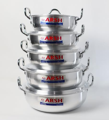 Aluminum cookware Wok/karahi Set 10 Pieces