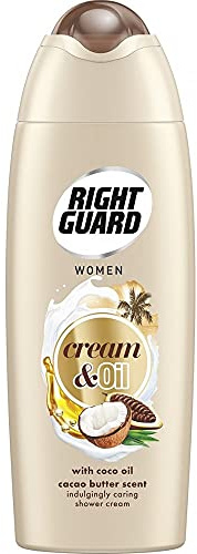 Right Guard Shower Women Cream + Oil Cacao Butter, 250 ml (Pack of 1)
