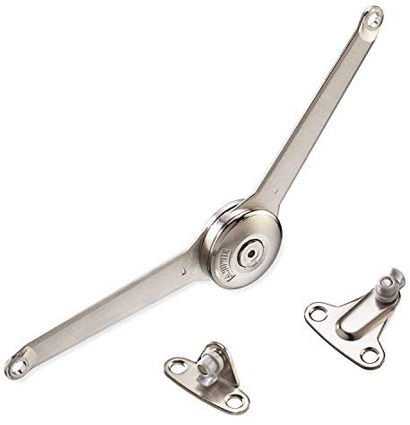 SO-TECH ORIGINAL Kesseböhmer Duo Forte Compas d’Abattants réglable 75-110° pour Hauteur Abattant : 200-700 mm incl.
