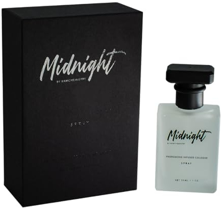 RawChemistry Midnight Pheromone Infused Cologne for Men – Infused with Pheromones – Midnight Cologne for Men – Mens Fragrance with Feromonas – Perfume con Feromonas para Hombre
