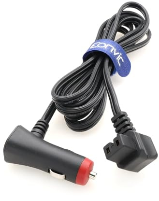 Eonvic 12V/24V Auto Kühlschrank Netzteil Kabel Zigarettenanzünder Stecker Auto Verlängerungskabel für Kühlbox Dometic, Alpicool, Waeco CF, ARB, Setpower, ICECO, Mobicool FR40 (RA-2M)