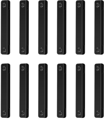 Krujecnt Clips Magnéticos Para Mosquiteros - 12 Piezas Tira Magnética Autoadhesiva - Para Cortinas De Ventana, Redes Antimosquitos & Puertas