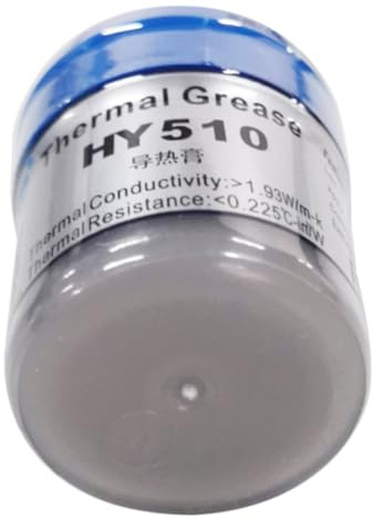 HY510 - Pasta de grasa de conductividad térmica de silicona, compuesto disipador de calor, 1,93 W/M-K