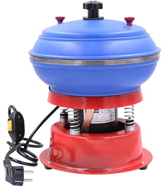 Polisseuse Vibrante, Tumbler Vibrant Machine à Polir Vibrante Pour Bijoux, Pièces Métalliques, Jade, Agate, Finition Humide Et Sec, Tambour Et Bol Vibrants