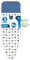 LAUNDRYSpecialist IRONING BOARD COVER WITH PARKING ZONE - SUPER SAFE IRONING - 120x40 CM - Available in TWO SIZES - 100% BCI COTTON AND ULTRA THICK MOLTON LAYER - Extra Ironing comfort