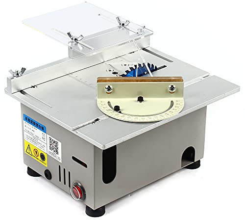 Cutycaty Mini bordssåg, elektrisk cirkelsåg, multifunktionell bordscirkelsåg, 96 W, sågblad öppning: 16 mm, skärtjocklek: 1–29 mm