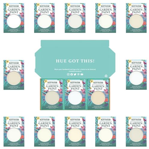 Rust-Oleum Garden Paint in Satin Finish – Elegant Whites Tester Box