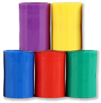 WELANGBN Tornado en una botella, 5 conectores de botella de tubo tornado de plástico, tubo ciclónico para experimentos científicos y pruebas, 5 colores