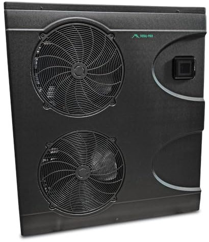 Total Pro Wärmepumpe Typ P Wi-Fi P23/32 bis 70.000 Liter Beckeninhalt COP bis 6,42 Titan Wärmetauscher Durchflusssensor Heizung Salzwasser LCD-Display Ganzjahresmodell