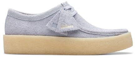 Clarks Originals Wallabee Cup mockaskor för män i grått, Grå, 39 EU