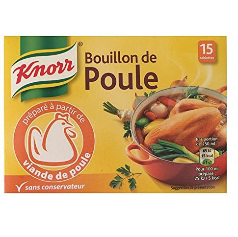 Knorr Bouillon Poule x15 Cubes 150g - Lot de 6