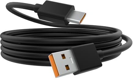 Cable de carga rápida Flip 6 compatible con JBL Charge 4, Charge5, JBL Flip 5, JBL Pulse 4 Clip4, JRPOP, Endurance Peak II, JBLCHARGE4BLKAM auriculares inalámbricos Bluetooth (3.3 pies)