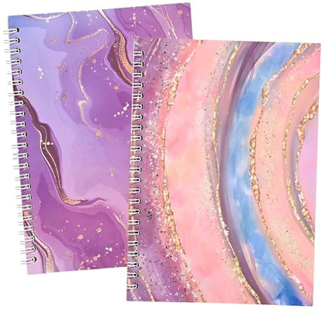 2 unidades de pegatinas para álbum de recortes, álbum de recortes, tamaño A5, álbum de pegatinas en blanco, libro de pegatinas reutilizables, blocs de notas de almacenamiento para niños y adultos