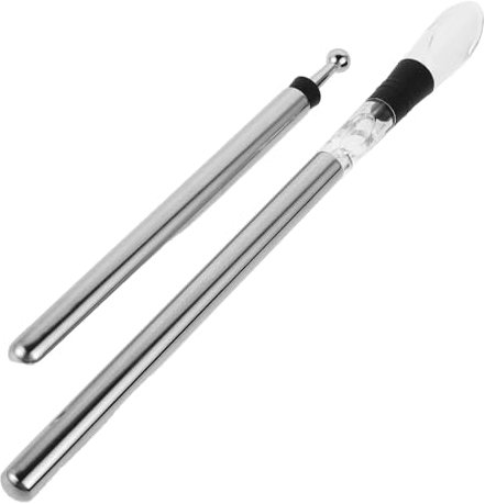 Alipis 4pcs Decanter Ice Wine Stick Set Stainless Steel Cooler Rods Instant Chill Wine Pourer for Home Parties Gadget